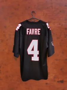 NFL THROWBACKS ATLANTA FALCONS ROOKIE AMERICAN FOOTBALL SHIRT #4 FAVRE 52 - Picture 1 of 8