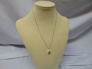 Ciondolo gufo vintage con parker sterling collana 18" - Foto 1 di 5