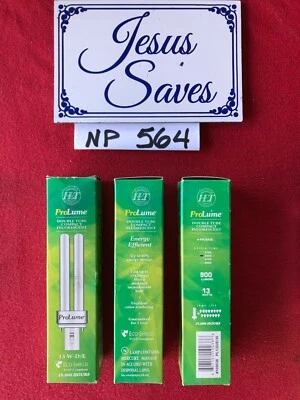 3- Halco 109038 PL13D/E/35 Compact Fluorescent 13 Watt 3500k  4-Pin      Np564 - Image 1 of 2