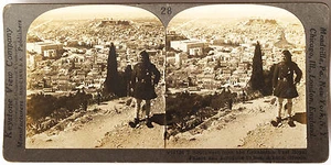 Keystone Stereoview the View Overlooking Athens, Greece 1920s K50 Set #28 VG-Exc - Picture 1 of 2