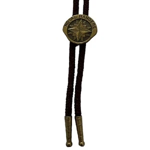 Corbata vintage Royal Rangers con cordón marrón Bolo 16" caída - Imagen 1 de 3
