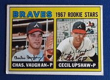 1967 Topps Baseball #179 Cecil Upshaw - Atlanta Braves (B) - EX
