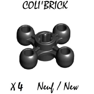 Lego 32072 - 4x Engrenage Technic Knob Cog Gear Wheel - Noir Black - NEW NEUF - Imagen 1 de 1