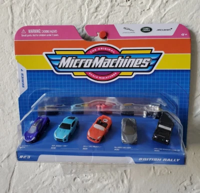 Micro Machines 2023 British Rally Series 7 #23 Mclaren P1 Jaguar F-1 Land Rover - Image 1 of 4