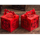  2 Pcs Gift Bags Bulk Decorative Red Favor Sweets Hollow Out