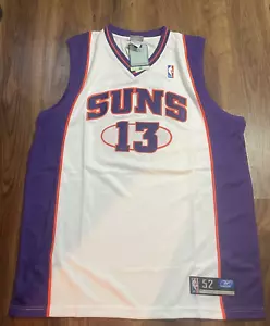Neu mit Etikett NBA Authentic Reebok Phoenix Suns Steve Nash Trikot Herren 52 weiß Basketball - Bild 1 von 8