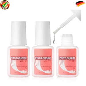 Nagelkleber, 3 Flaschen Extra Stark (7g) On Nagelkleber Für Kunstnägel Tips, Pre - Bild 1 von 9