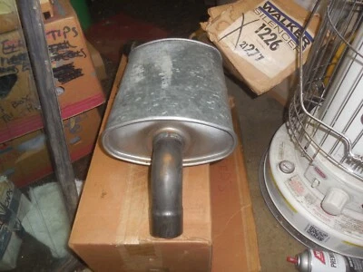 NOS Walker Left Hand Front Muffler 1961 Oldsmobile 98 All models dual exhaust - Image 1 of 4