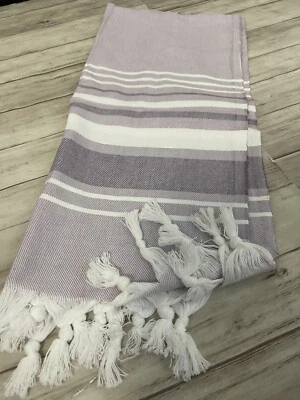 Turkish Towel Cotton Small Bath Beach Hammam Peshtemal Sauna Lightweight N70 - Image 1 of 4