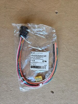 HARRISON Brad Connectivity 1R5006A20A120 5 pole male 12" straight conn. Molex 1300130493