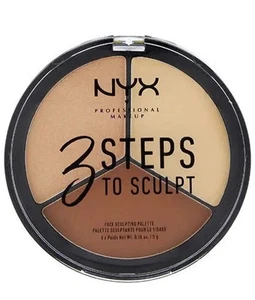 NYX 3 Steps To Sculpt Face Sculpting Palette Light - Bild 1 von 1