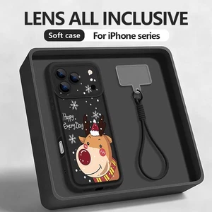 Para iPhone 17 Pro Max Air 16 15 14 13 12 Con Cable Colgante Navidad Estuche Cubierta - Imagen 1 de 17