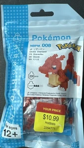 ¡NUEVO! Nanoblock Pokemon Charizard NBPM_#008 sellado de fábrica - Imagen 1 de 2