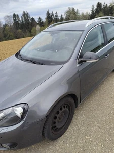 VW Golf 6 Variant Highline Grau Alu Klima Tempomat PDC Diesel - Bild 1 von 10