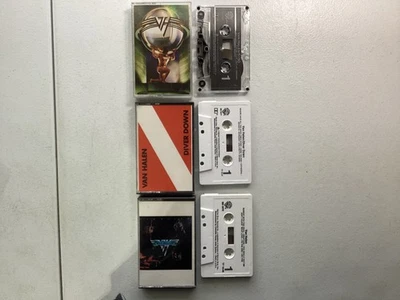 Van Halen Cassette Lot Self Titled 5150 Diver Down Tested Warner Bros - Image 1 of 3