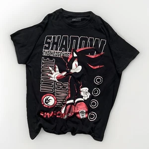 Camiseta gráfica Sega Shadow The Hedgehog Ultimate Power negra y roja talla grande Sonic - Imagen 1 de 10