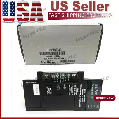 New In Box FANUC IC693PWR330 IC693PWR330E Power Supply Unit - Image 1 of 4