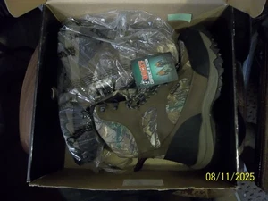 ROCKY~THINSULATE ULTRA~400G~CAMO~WATERPROOF BOOTS~NEW/BOX~SIZE 10.5~LACE UP - Picture 1 of 10