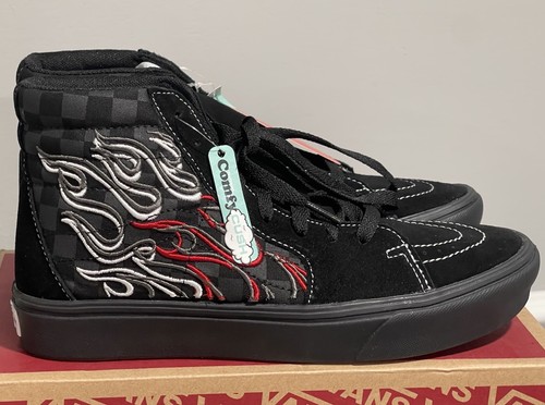 VANS ComfyCush Sk8 Alta Accensione Nero Uomo 8 Donna 9 5 Nuovo con scatola