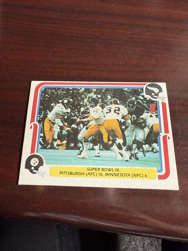 1979 Fleer NFL Team Action - Super Bowl IX #65 - Image 1 of 1