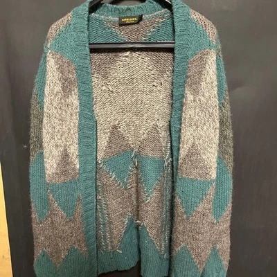 Cárdigan tejido DIESEL patrón geométrico RT Foto 1 de 2