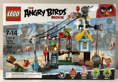 LEGO The Angry Birds Película: Pig City Teardown (75824) Incluye Stella Foto 1 de 2