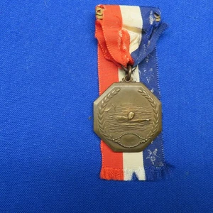 1925 Regatta Contest Medal With R/W/B Drop Ribbon 2511C1 - Picture 1 of 8