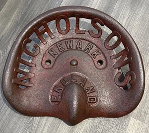 Oldtimer Nicholsons Newark England Traktorsitz - Bild 1 von 19