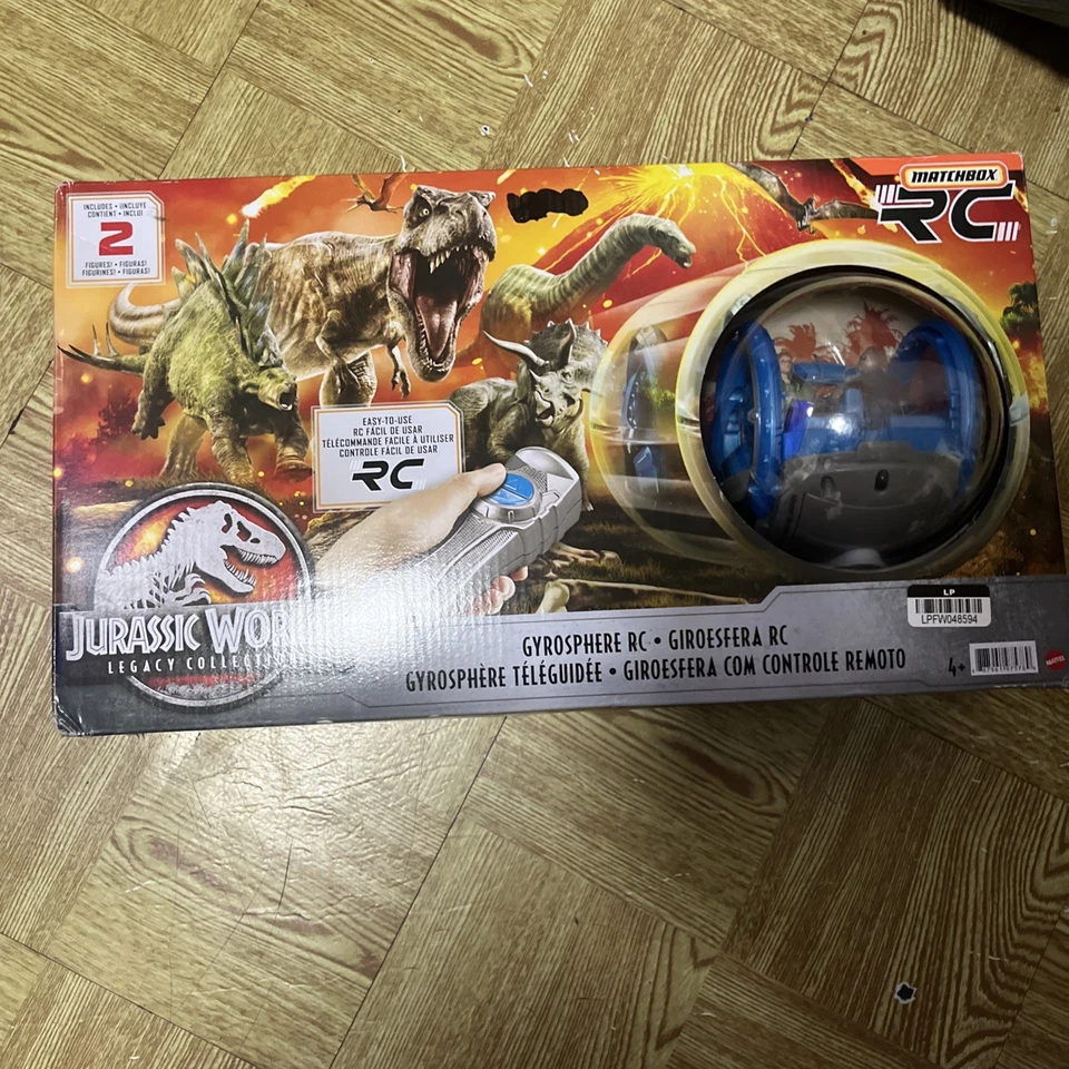 Jurassic World Remote Control Legacy Collection Gyrosphere RC Ball NIB Sealed - Image 1 of 4