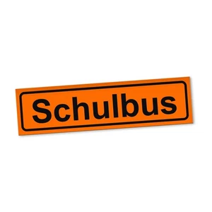 Schulbus Magnetschild Auto Schülertransport Schulkinder Magnetfolie Geschenkidee - Bild 1 von 8