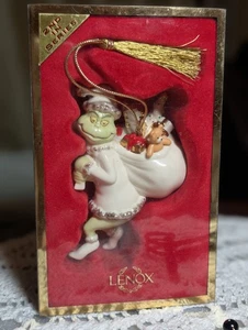 Lenox Grinch Classic Ornaments Old Grinchy Claus Ornament geöffnet nicht benutzt 2005 - Bild 1 von 13