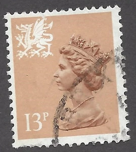 UNITED KINGDOM - WALES & MONMOUTH-SHIRE - SCOTT'S # WMMH21a USED - Picture 1 of 2