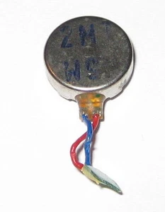 Vibrator Flat Micro Motor - 3 VDC - 10mm Dia - For Cellphone and Mini Vibrator - Picture 1 of 4