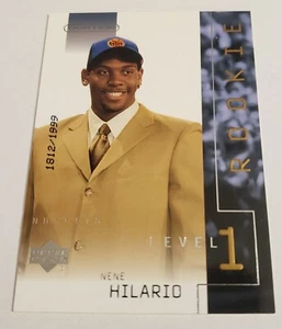 2002-03 UD Ovation Nene Hilario Rookie Card #120 /1999 - Picture 1 of 2