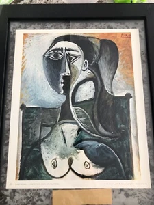 Pablo Picasso Original Signed Print 1970 Nude In An Armchair - Picture 1 of 5