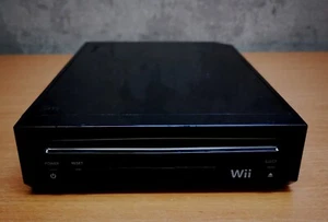 Nintendo Wii Konsole - Schwarz - Nur Gerät (RVL-101) *DEFEKT* (4826) - Bild 1 von 8
