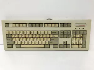 COMPAQ 140536-101 ENHANCED III PS/2 KEYBOARD YELLOWED - Picture 1 of 7