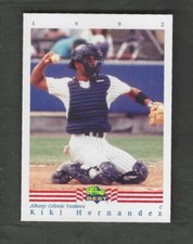 KIKI HERNANDEZ 1992 CLASSIC BEST ROOKIE #102 ALBANY-COLONIE YANKEES
