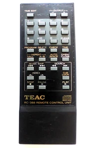 TEAC CD MANDO A DISTANCIA CUBIERTA SEPARADA RC-388 para CDZ5000 - Imagen 1 de 1