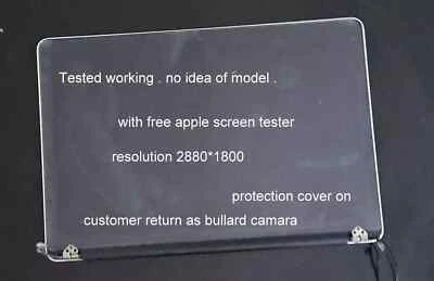 apple screen assembly  resolution { 2880 1800 }. TESTED working.free app tester  - Image 1 of 4