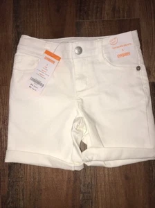 Gymboree Girls 5 6 8 Bermuda White Denim Shorts NWT - Picture 1 of 4