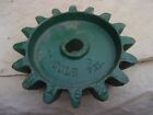 Vtg Cole Seed Grain Planter Cast Iron Sprocket Gear Field G16 Drive 16 Tooth USA