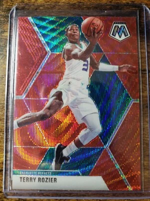 2019-20 Panini Mosaic Terry Rozier TMALL Red Wave Prizm #72 Charlotte Hornets - Image 1 of 2