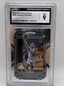 Jeremy Sochan 2022-23 Panini Prizm 263 Rookie RC CGC 9 Spurs - Picture 1 of 2