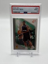 2000 Upper Deck SPx #94 MICHAEL REDD MILWAUKEE BUCKS Rookie Card RC /4500 PSA 9