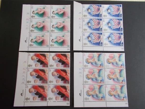 GB QEII 1982 Theatre and EUROPA Set of 4 in Cylinder Blocks of 6 Superb U/M - Picture 1 of 1