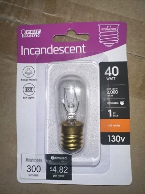 Feit Electric 130v 40w E17 Soft White - Image 1 of 2