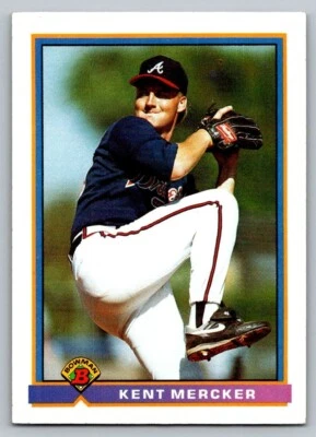 1992 Topps - Kent Mercker #596 - Image 1 of 2