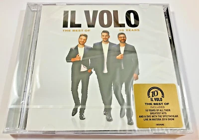 Il Volo - 10 Years - The Best of Il Volo NEW CD with DVD 2 discs (2019) - Image 1 of 4