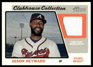 JASON HEYWARD 2015 TOPPS HERITAGE CLUBHOUSE COLLECTION RELICS GAME USED #CCR-JH - Picture 1 of 2